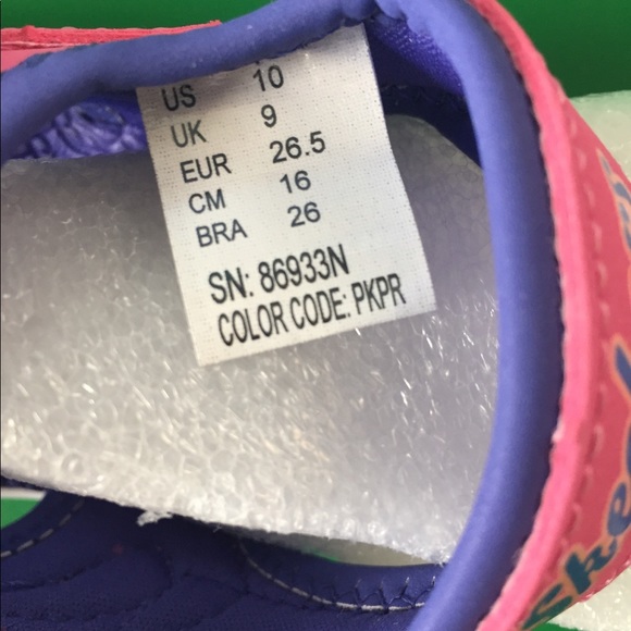 Skechers toddler Girl pink and Purple Sandal - Picture 7 of 7